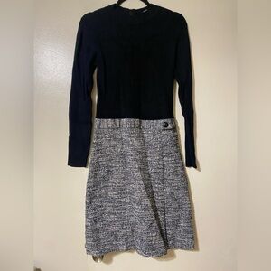 Calvin Klein Black Knit Sweater Dress